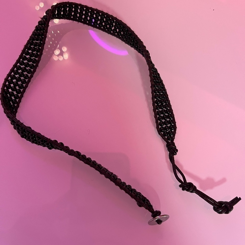 Black lulu dharma wrap bracelet